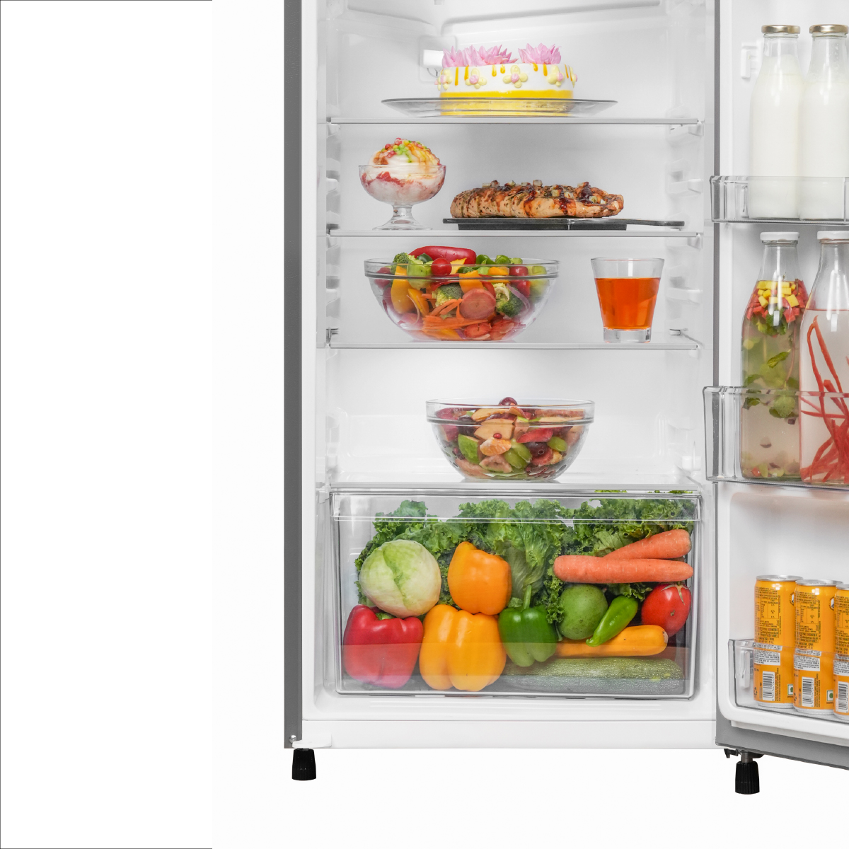 Haier 215L 2 Star Nickle Steel Single Door Refrigerator 